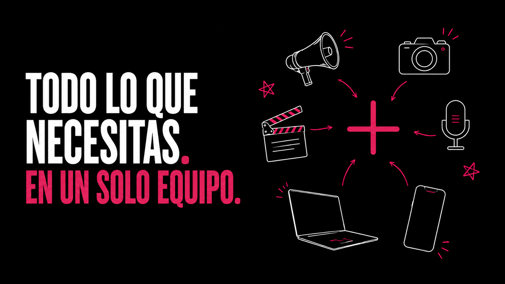 Todo lo que necesitas. En un solo equipo.